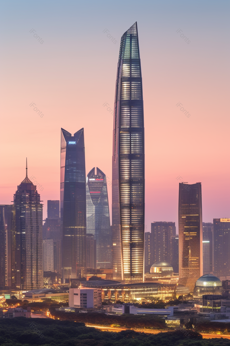 深圳福田夜景城市夜景建筑摄影真实,高清,摄影图,摄影图片,图片大全,摄影图免费下载